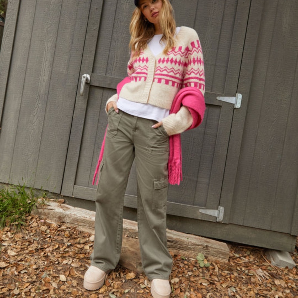 VICI urban high rise cargo pants